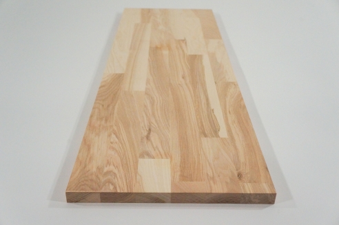 Massivholzplatte Möbelbauplatte Esche KGZ 20mm Kernesche 45mm fix lamelle